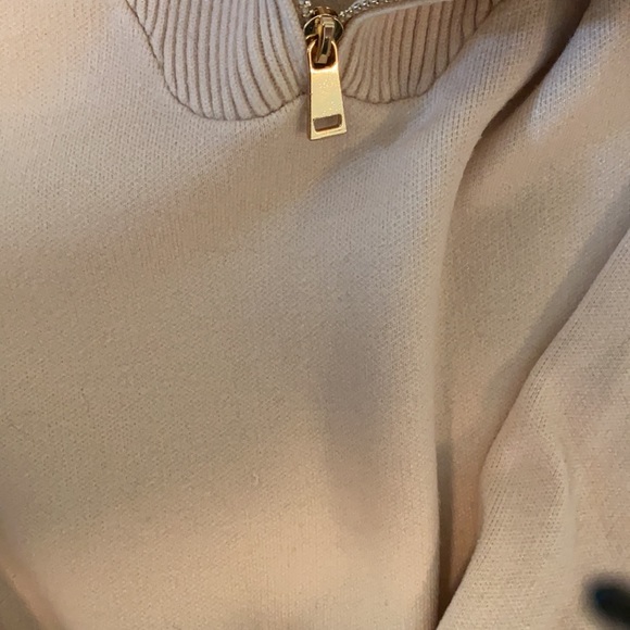 Cream half zip sweater - Picture 3 of 5